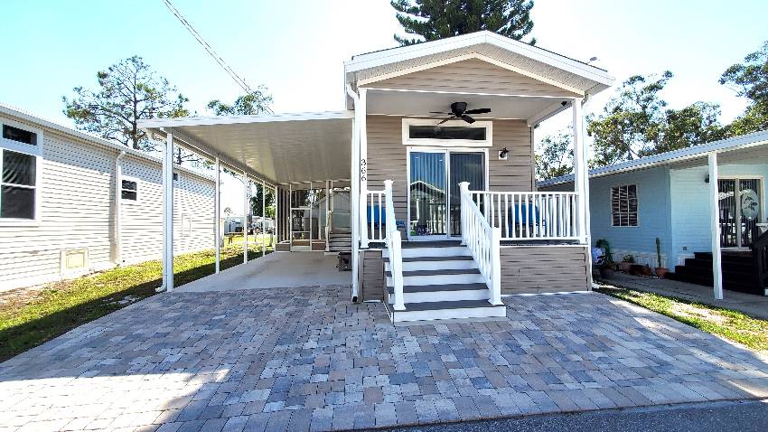 Ruskin, FL Mobile Home for Sale located at 2206 Chaney Dr, Lot 366 River Vista Rv Village