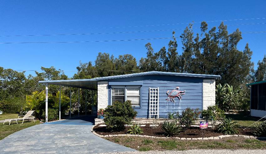 Venice, FL Mobile Home for Sale located at 446 Andros Bay Indies