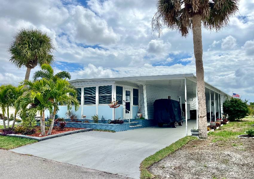 Venice, FL Mobile Home for Sale located at 912 Desirade Bay Indies