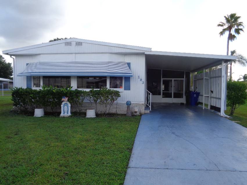 Lakeland, FL Mobile Home for Sale located at 1510 Ariana St. Lot #183 Woodbrook Estates