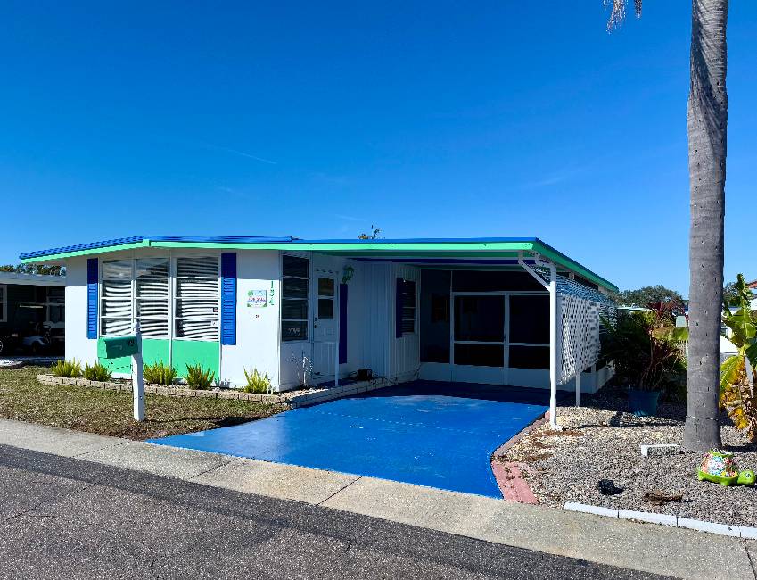 Dunedin, FL Mobile Home for Sale located at 1100 Curlew Rd Lot 134 Honeymoon