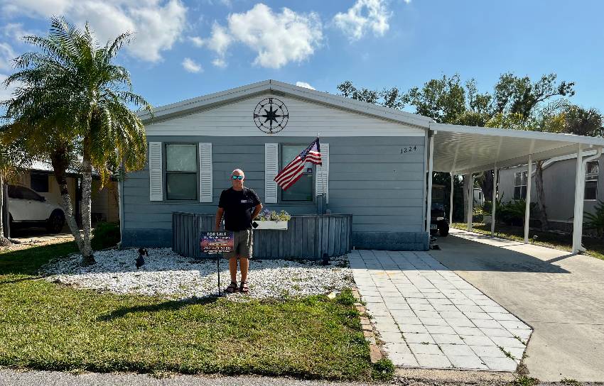 Venice, FL Mobile Home for Sale located at 1224 N Indies Circle Bay Indies