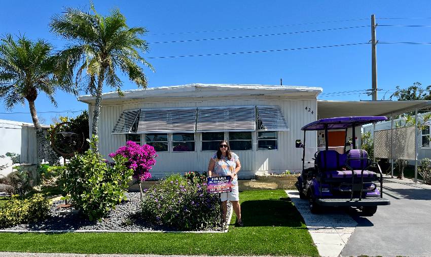 Venice, FL Mobile Home for Sale located at 424 Andros Bay Indies