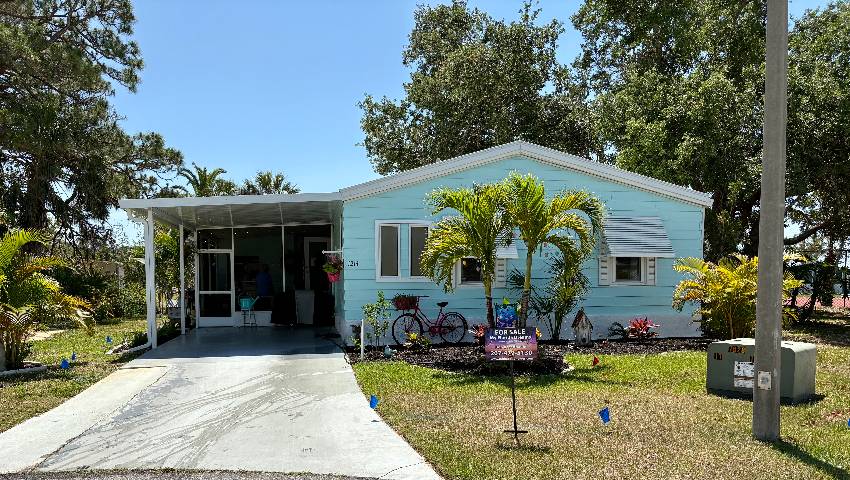 Venice, FL Mobile Home for Sale located at 1214 Hispanola Way Bay Indies