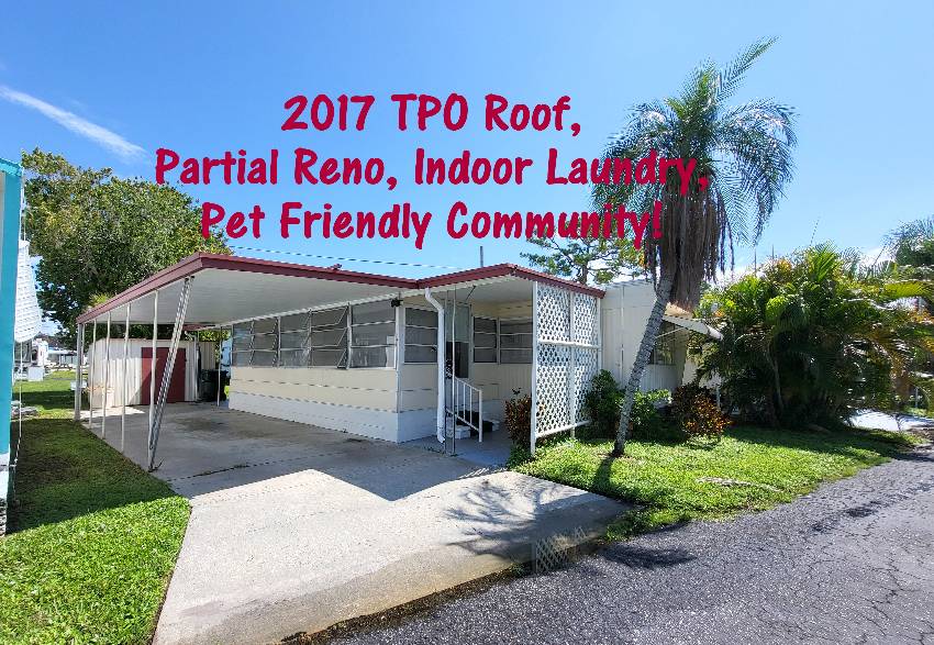 Sarasota, FL Mobile Home for Sale located at 8705 S Tamiami Trl Lot 90 Royal Palms Mhp