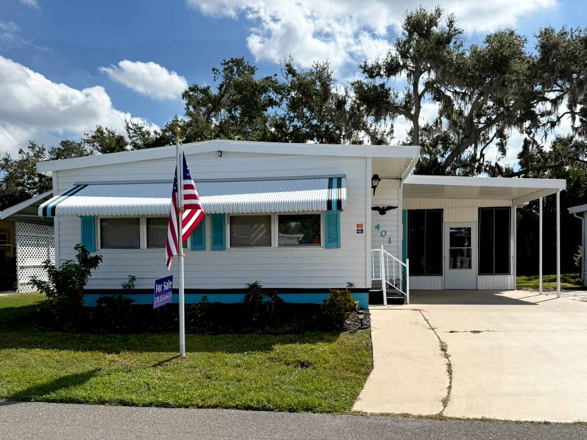Ellenton, FL Mobile Home for Sale located at 401 Peppertree Lane Colony Cove