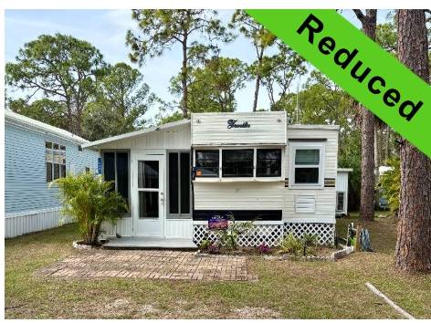 Venice, FL Mobile Home for Sale located at 1300 N River Road Lot E31 Ramblers Rest