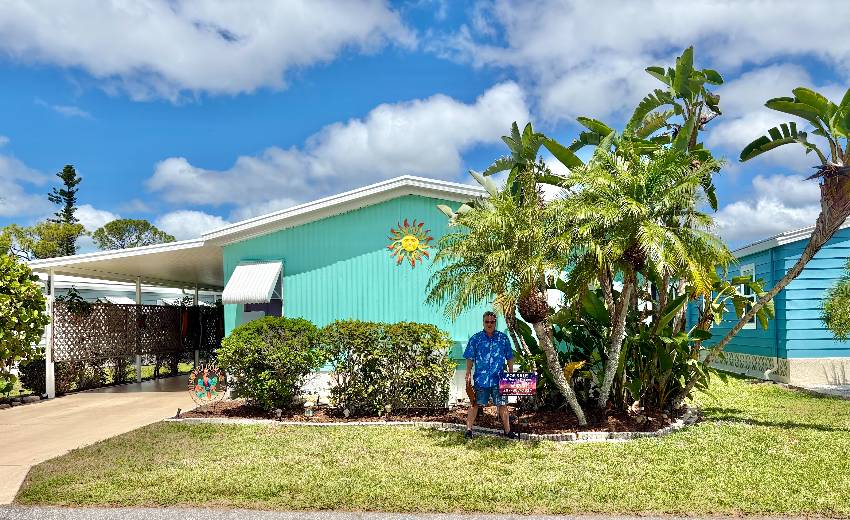 Venice, FL Mobile Home for Sale located at 1239 N Indies Circle Bay Indies