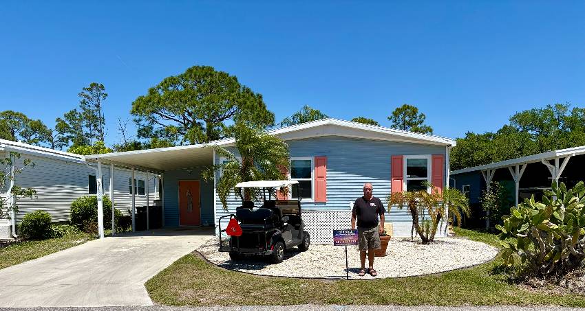 Venice, FL Mobile Home for Sale located at 1250 N Indies Circle Bay Indies
