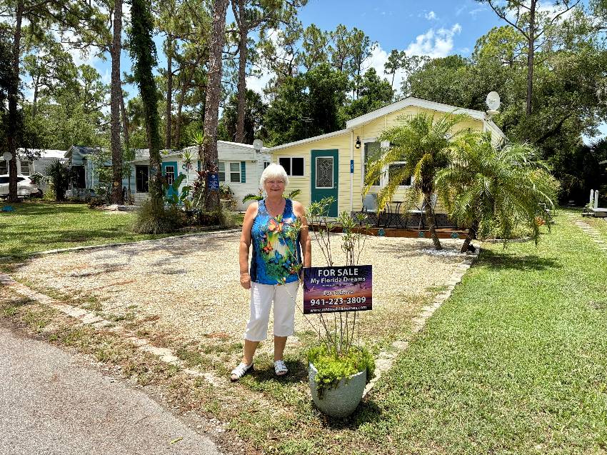 Venice, FL Mobile Home for Sale located at 1300 N River Road, Lot C5 Ramblers Rest