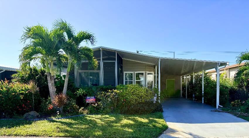 Venice, FL Mobile Home for Sale located at 1286 S Indies Circle Bay Indies