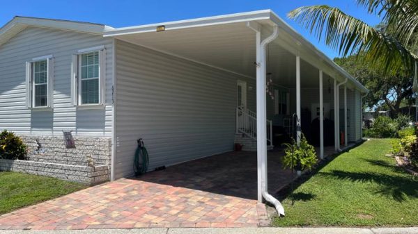 Mobile home driveway