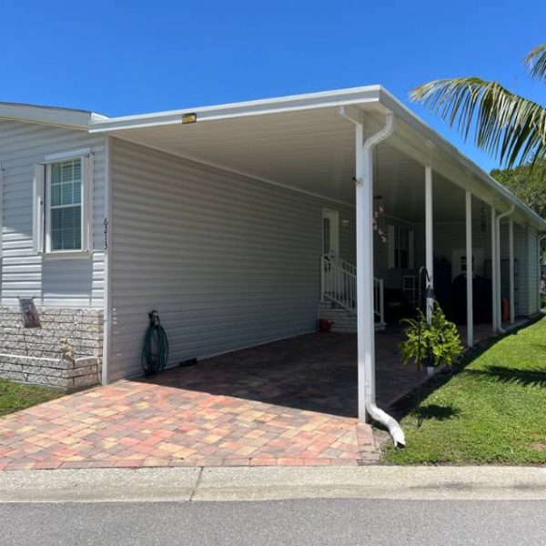 Mobile home driveway 