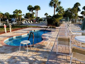 swimming pool at a Mobile Home Park Community Amenities