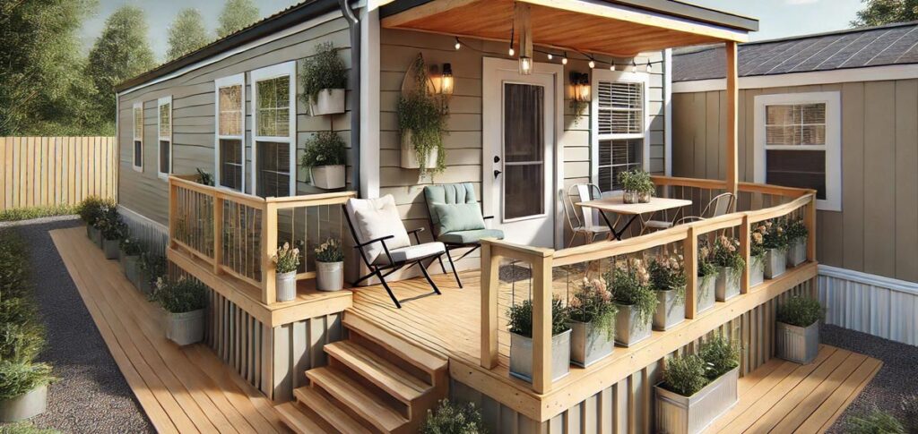 Small deck ideas for mobile homes