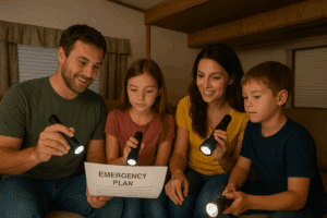 family during emergency preparedness