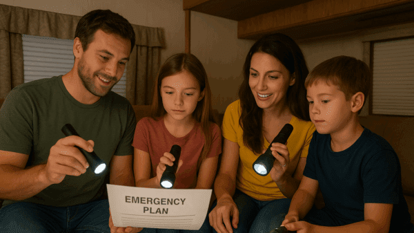 family during emergency preparedness