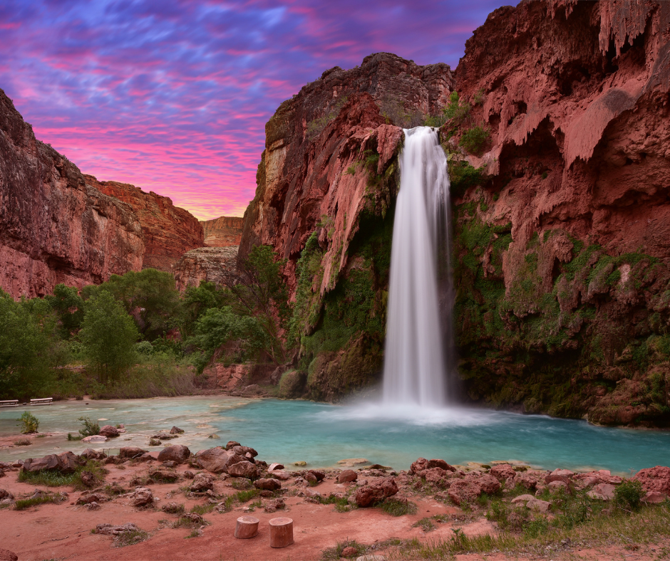 water fall in Arizona 