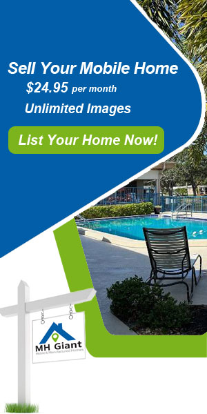 MH Giant sidebar ad to list a mobile home for sale for $24.95 per month with unlimited images.
