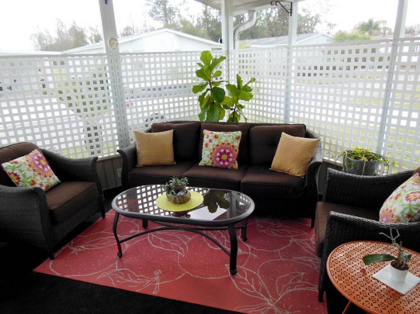 Mobile Home Deck and Patio Decorating Ideas
