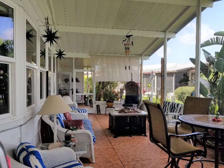 Mobile Home Sunroom and Lanai Decorating Ideas