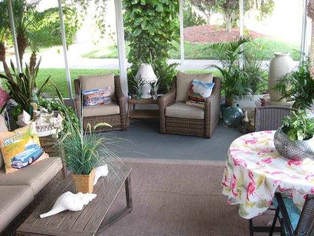 Mobile Home Sunroom and Lanai Decorating Ideas