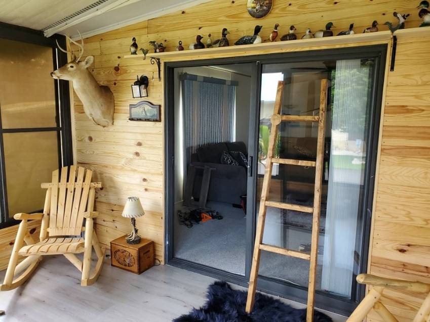 Mobile Home Sunroom and Lanai Decorating Ideas