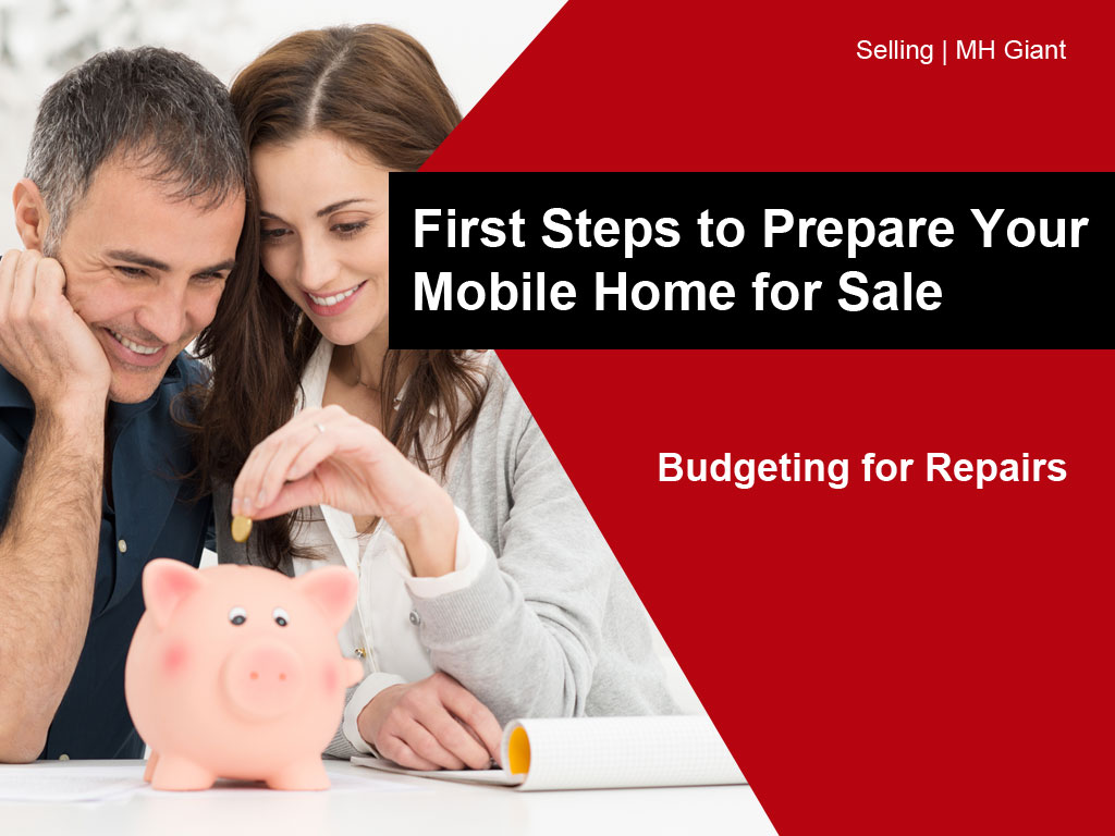 Budgeting for mobile home repairs