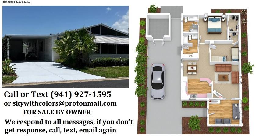 2115 Sawgrass Lane a Ruskin, FL Mobile or Manufactured Home for Sale